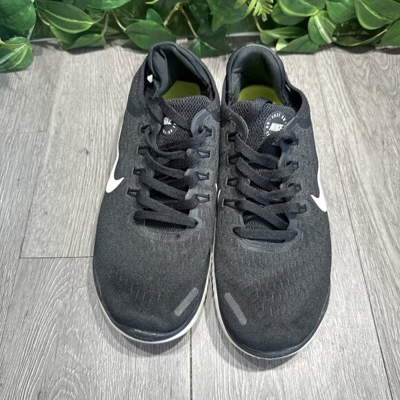 Nike Free RN 2018 Black White Running 942837 001 Womens Size 9 - Picture 2 of 9